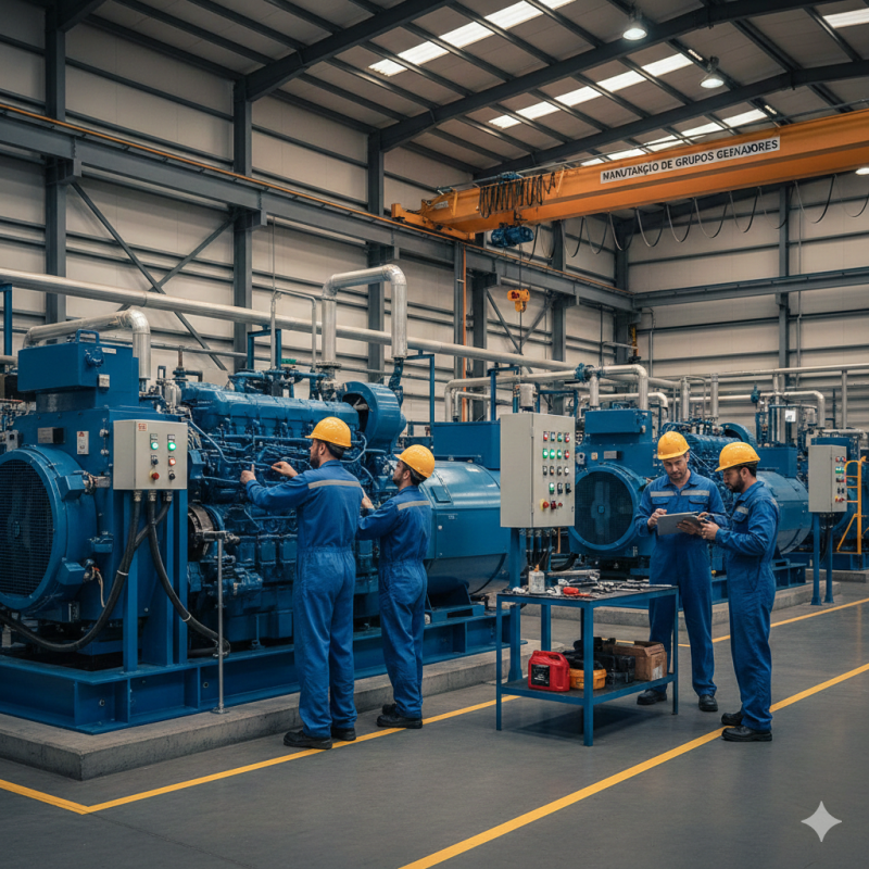 Manutenção de Grupos Geradores: Garantia de Operação Contínua para sua Empresa