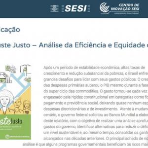 Um Ajuste Justo – Análise da Eficiência e Equidade do Gasto Público no Brasil